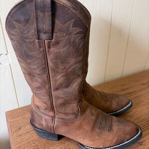 Ariat Heritage 10002204 34725 Brown Leather Western Cowboy Boots Men's Size 8D